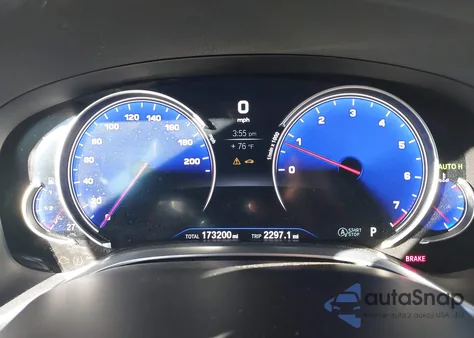 2016 BMW 740I z USA, uszkodzony, nr VIN WBA7E2C52GG547918